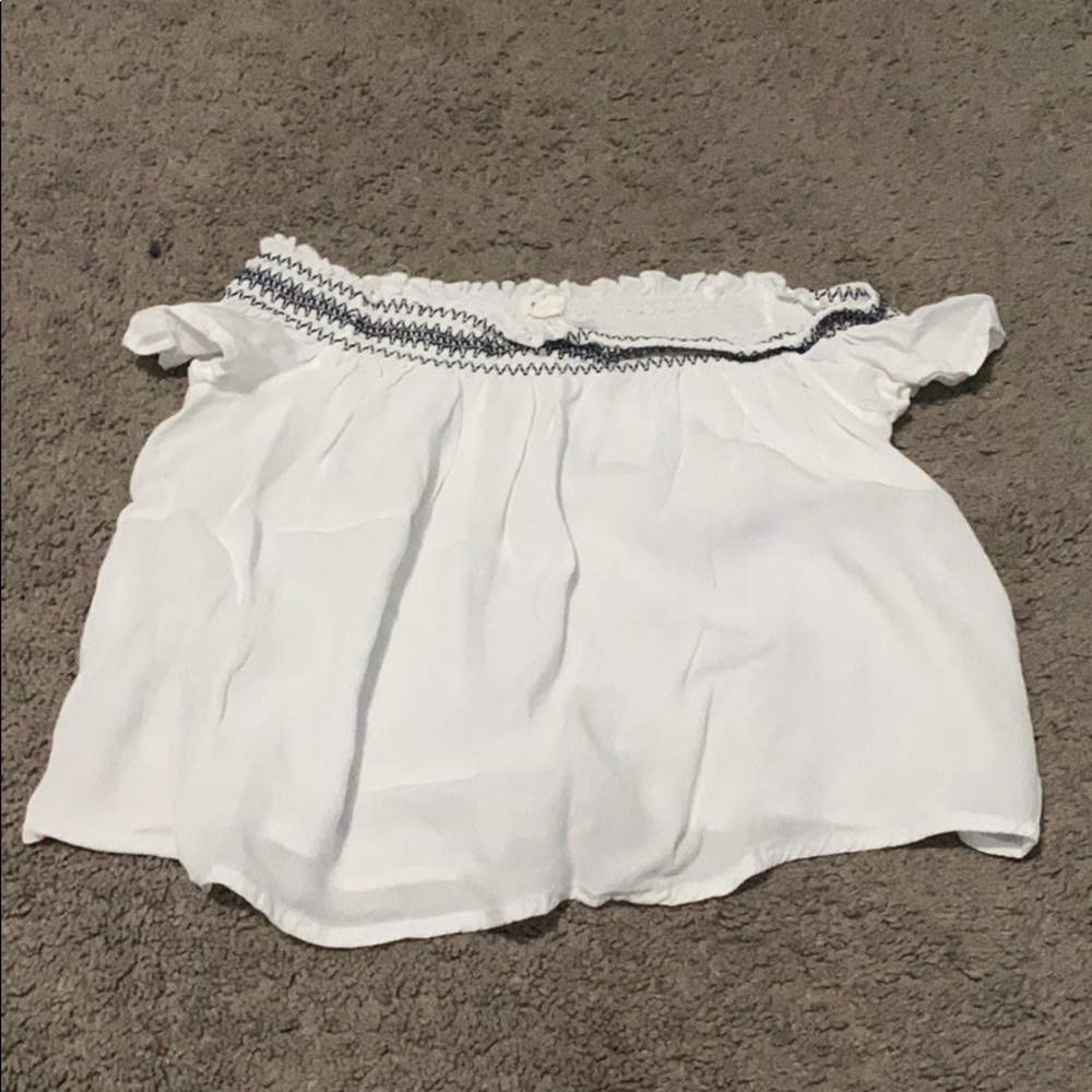 off the shoulder shirt